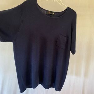 Navy blue top
